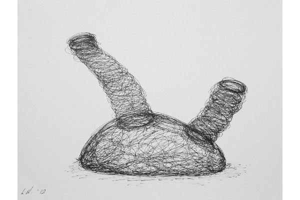 Drawn into Life XI, ink on Canson Bristol, 12x9 in.